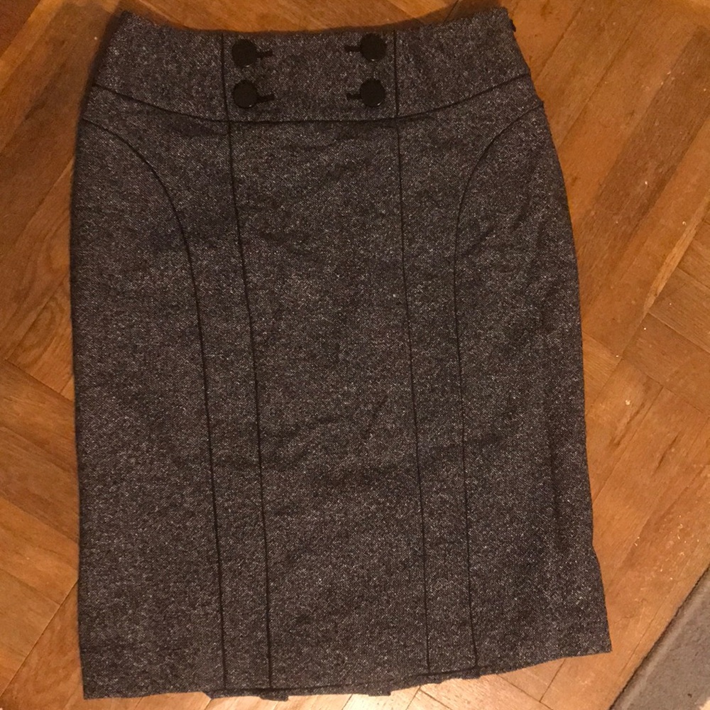 Ann Taylor tweed pencil skirt Sz 2